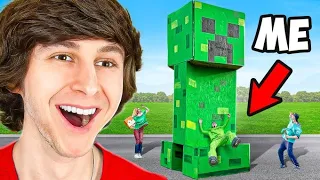 I Built the World's Largest Minecraft Creeper!