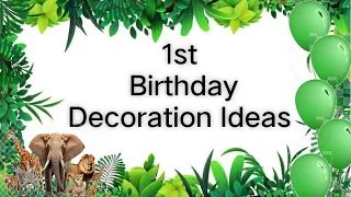 1st birthday Decoration ideas for baby boy | Birthday Decoration Ideas at Home | Bubblysdiary