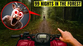 DRONE catches 99 NIGHTS IN THE FOREST in REAL LIFE!! (DEER FULL MOVIE!)