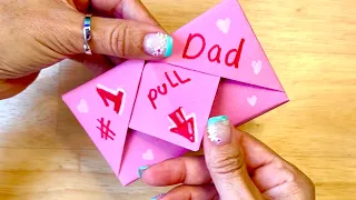 Happy Father’s Day paper craft - The BEST DIY Surprise Card