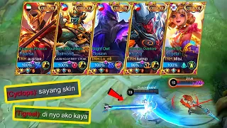ALL COLLECTOR SKIN + SUPREME = TOP GLOBAL SKINNER?? | MLBB