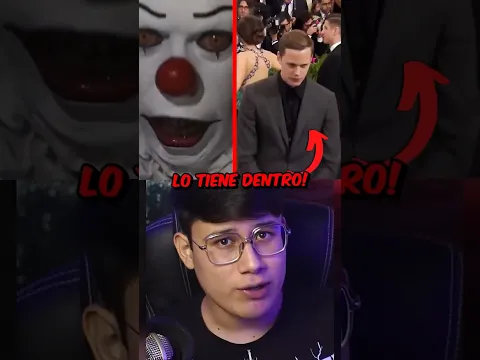 Interpretó a Pennywise y ahora se le metió el payaso