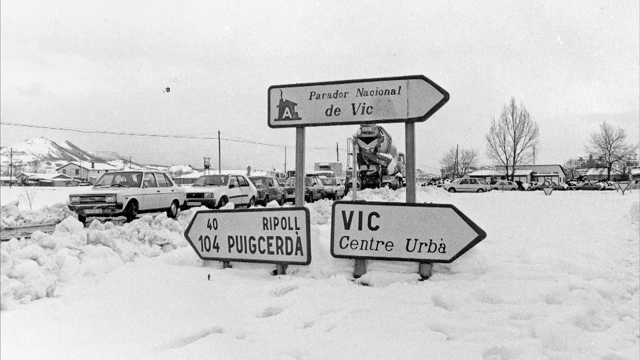 Fa 40 anys de la gran nevada del 1986