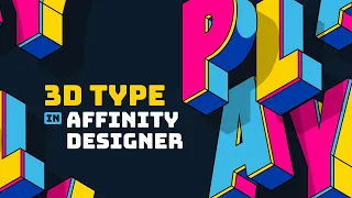 3D Typography in Affinity Designer