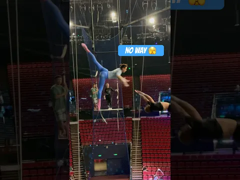 She is incredible 🥺 #extremesports #split #circus #acrobatics #flip #trampoline #performance
