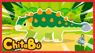 ¿Era Anquilosaurio un Fuerte Dinosaurio? | Canciones Infantiles de Dinosaurios | #ChitaBú