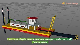 How is a simple cutter suction dredger model formed ?(part3 )