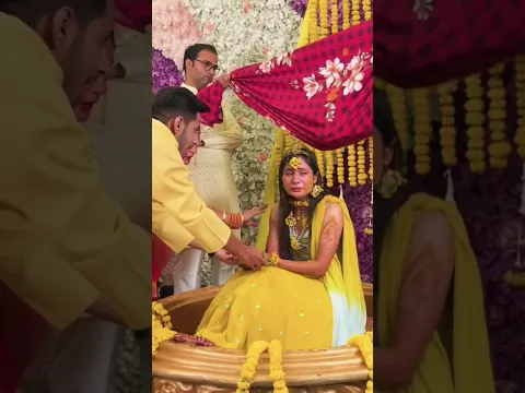 HALDI CEREMONY || SHIVANI JUYAL|| #haldiceremony #mehandi #wedding #vidai #shorts #viral #2022