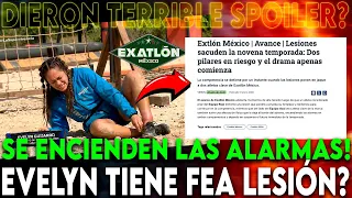 TV AZTECA DIO EL SPOILER? NO PUEDE SER EVELYN TIENE LESION QUE LA DEJA AL BORDE DE SALIR DE EXATLON?