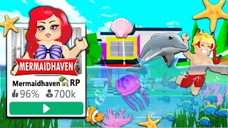 I Created a Fake MERMAID Brookhaven Game.. (with roblox id codes)