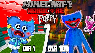 ⚠️Sobreviví 100 días en Minecraft siendo un HUGGY WUGGY en MINECRAFT! | Iv1n