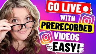 Go Live On INSTAGRAM With Pre-Recorded Video! (How to)