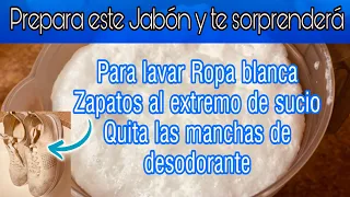 ✨CON ESTE JABON SU ROPA BLANCA QUEDARA MAS BLANCA ARRANCA LAS MANCHAS Y SUCIEDAD MAS DIFICIL