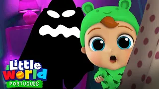 Tem um Monstro no Quarto do Joãozinho! | O Mundo de Nina e Nico - Little World Português