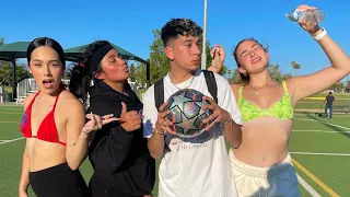 TEACHING ITSORAIDA AND THE BADWIGGIES HOW TO PLAY SOCCER!!!