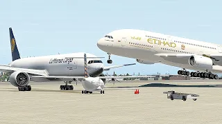 Etihad Airbus A380 Did Unexpectedly Most Scary Takeoff Ever [XP 11]