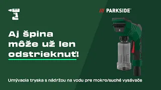 Umývacia tryska s nádržou na vodu od PARKSIDE v #ToolTalk