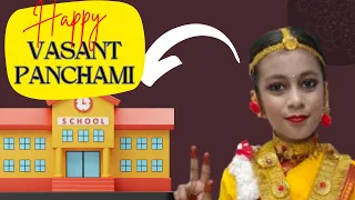 There's a fairy function in school || occasion of Basant Panchami || Aayat and fairy life