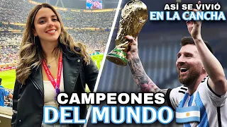 ARGENTINA CAMPEONA del MUNDO 🏆 | REACCIÓN desde el ESTADIO en QATAR *Final MUNDIAL 2022* ⚽️