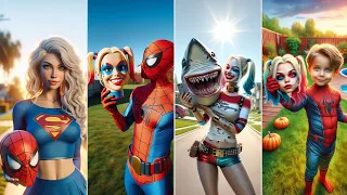 Mira las caras REALES de Supergirl, Spider-Man y más! 😱 | Todos sin máscara 😍
