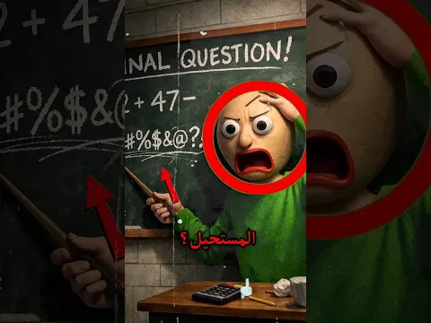 ماذا يحدث لو حللت مسألة Baldi المستحيلة؟ (سر سيصدمك! 😱)