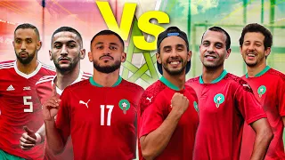 (...تحدي تقليد أقوى مهارات لاعبي المنتخب الوطني المغربي (زياش ، هاشيم مستور، سفيان بوفال