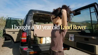 I bought a 30 year old Land Rover Discovery 1