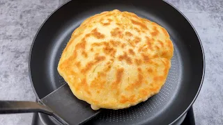 Готовлю КАЖДЫЙ день! Невероятные Хачапури на кефире за 15 минут👌Хачапури на сковороде без духовки!
