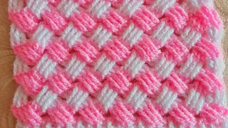 Puntos Tejidos a Crochet Muestra #15 (Tutorial Paso a Paso)