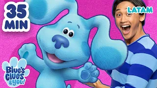40 MIN de risa, canto y baile con Josh y Blue | Pistas de Blue y tú