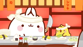 Molang Opens a Sushis Restaurant! 👨‍🍳