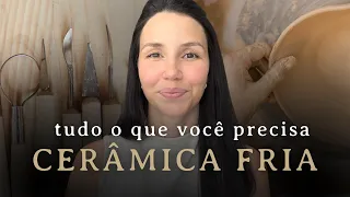 Tudo o que você precisa para começar a fazer cerâmica fria + tutorial de porta jóias