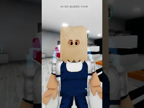 NIÑO HORRIBLE ES OBLIGADO A USAR UNA BOLSA EN LA CABEZA EN ROBLOX!😲 #shorts #Roblox