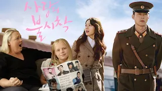 사랑의 불시착에 빠져서 100명 넘게 보게 한 찐팬 미국 가족 반응!
