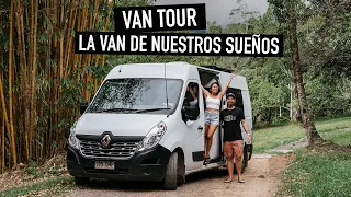 Vivimos en 8m2 (La VAN MAS COMPLETA) VAN TOUR 🚐