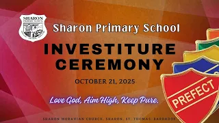 Investiture of Students - Sharon Primary School - October 21, 2025