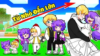 NABEE VÀ TOGA THỬ THÁCH LỚN LÊN CƯỚI NHAU TRONG MINECRAFT*NABEE TỪ NHỎ ĐẾN LỚN 😍👶🤵👰