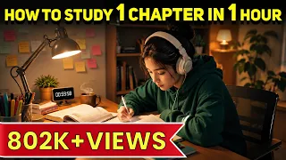 How to Study One Chapter in One Hour | 5 Secret Study Tips to Become a Topper | Letstute