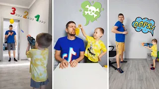 Tiktok best PRANKS on Dad part 2. Funny #shorts compilation by DADDYSON show