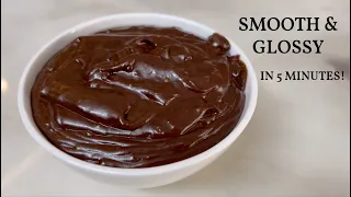 Perfect Chocolate Frosting Recipe | Smooth, Glossy & Creamy Chocolate Icing in Minutes