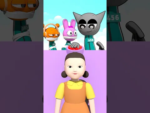 Incredibox Sprunki — Fix Face with Gray and Pinki