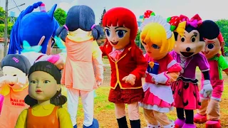 SQUID GAME PARODY TIK TOK ~ Lima Badut TikTok Lucu Parodi Squid Game Boneka Badut