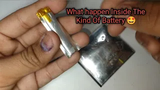 What Happen Inside This Small Battery 🤩 🤔