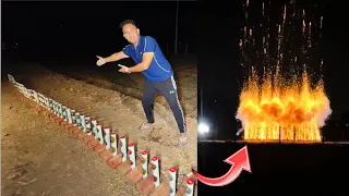एकसाथ 50 Skyshot चला दिए || Burning Fifty Skyshot at Once