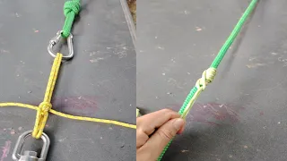 2 Tension Locking System / Rope Tensioner#practical #knot #ropework #diyrope