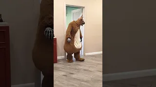 Tanya finds the masks of a dog and a bear