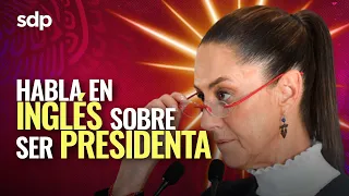 No dijo "infraestructureishon" 😖: CLAUDIA SHEINBAUM habla en INGLÉS 🤓durante conferencia 😎