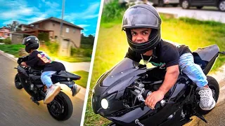 DEI UMA MOTO DE PRESENTE PARA O ANÃO