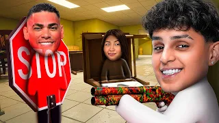 TENTANDO ME ESCONDER COM A MINHA NAMORADA no MECCHA CHAMELEON | FT. Racha, Miltin, Inhui