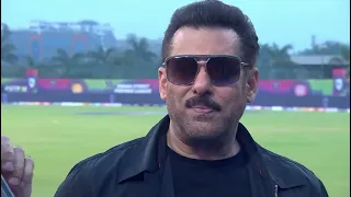 Salman Khan in cricket stadium interview 